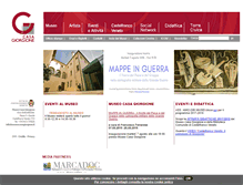Tablet Screenshot of museocasagiorgione.it
